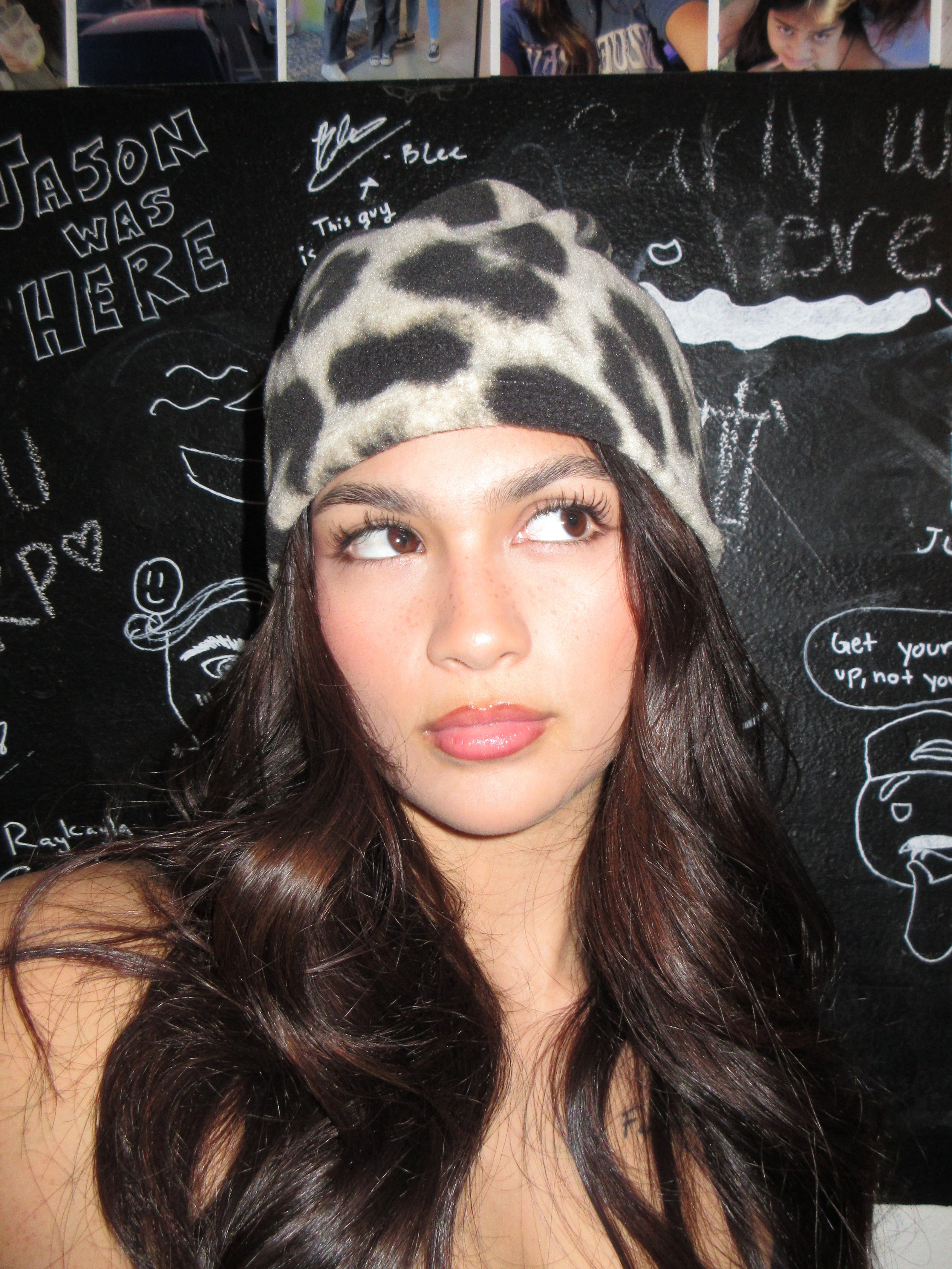 Dusty Leopard Beanie