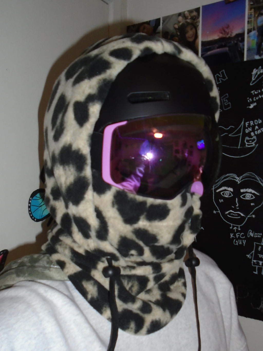 Dusty Leopard Balaclava