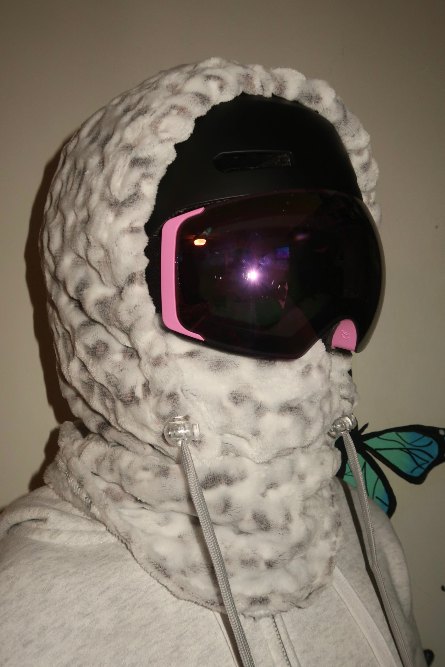 White Leopard Balaclava